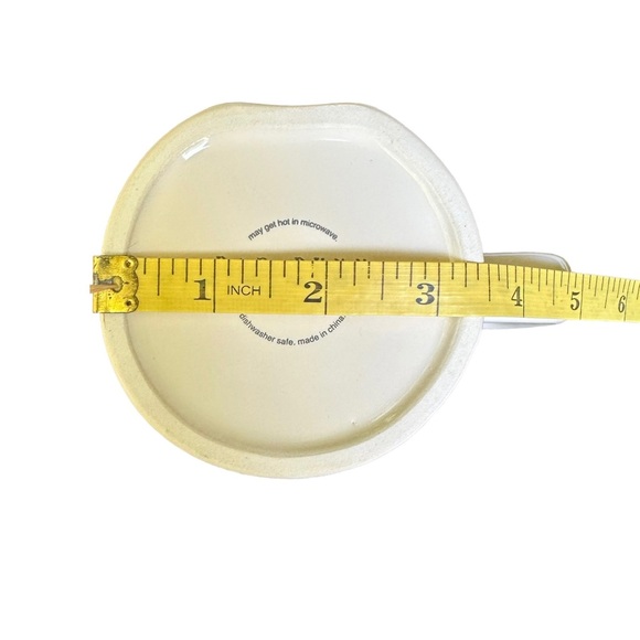 Rae Dunn SING Mug White Black Large Letter Dimples NWT 2017 OG - Picture 12 of 12